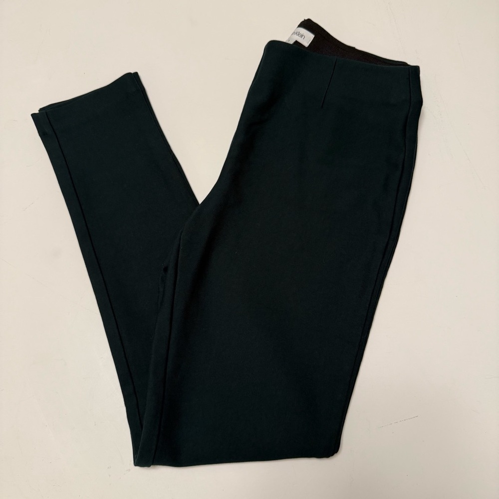 Calvin Klein Green Skinny Pants